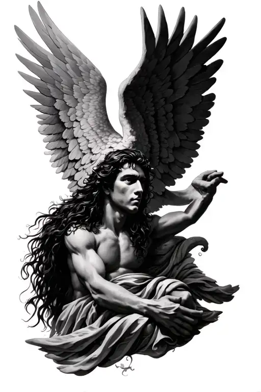 arcangel michael archangel tattoo design idea