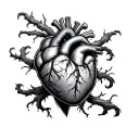 Heart Attack tattoo design idea