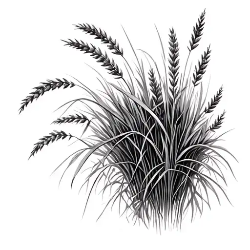 Prairie Grass tattoo design idea