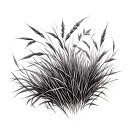 Prairie Grass tattoo design idea
