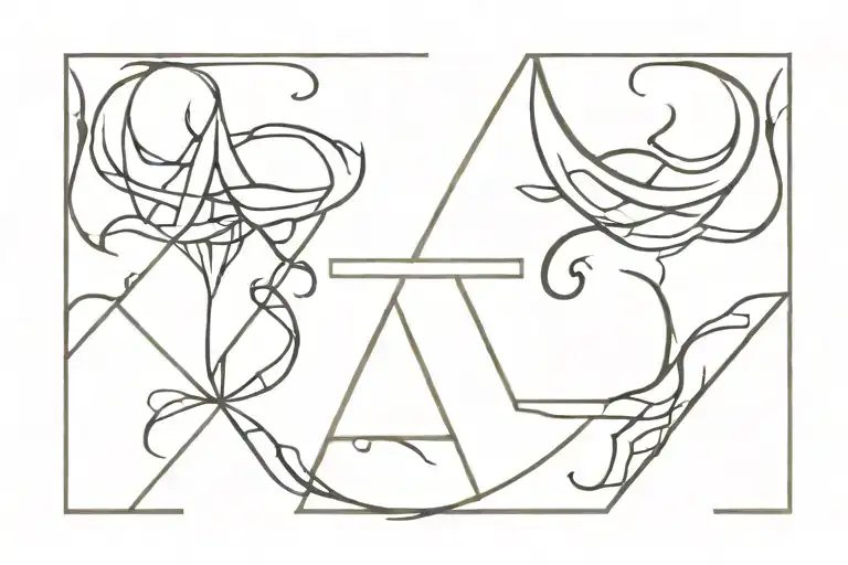 666 number tattoo design idea