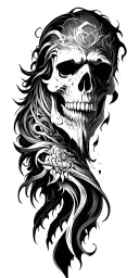 duality based tattoo design idea