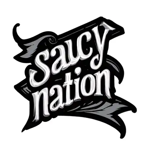 "saucy nation " TT tattoo design idea