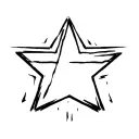 Storage Star facility coloring book page tattoo design idea