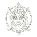durga, tattoo design idea