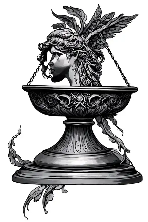 scales of themis tattoo design idea