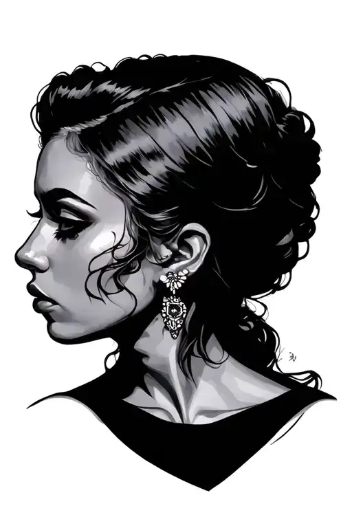 titties tattoo design idea