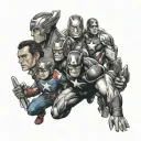 Avengers tattoo design idea