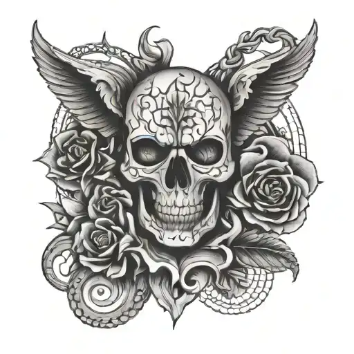 BDSM inspired design tattoo design idea