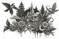 environmental tattoo design idea