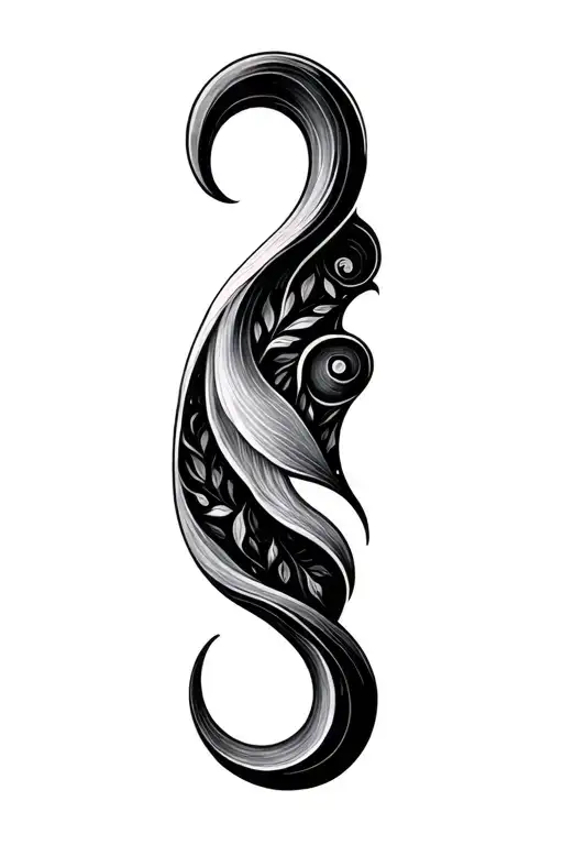 semi colon tattoo design idea