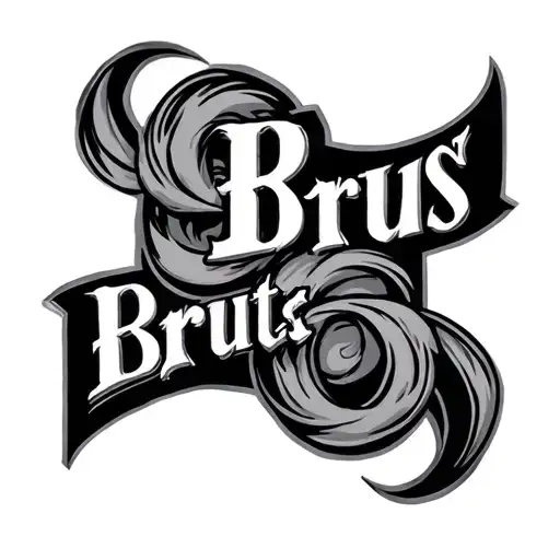 the name brutus   tattoo design idea