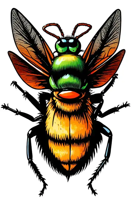 mosquito tattoo design idea