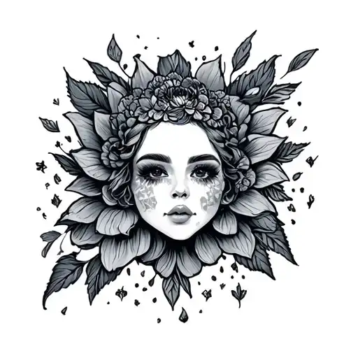 Birthday Month tattoo design idea