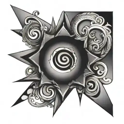 Boredom Symbol tattoo design idea