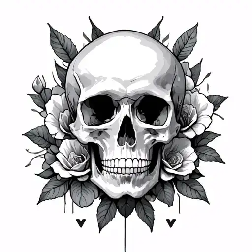 memento Mori Memento Vivere tattoo design idea