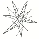 shattered glass tattoo design idea