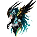 Warframe valkyr tattoo design idea