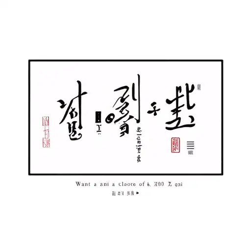 I want a clear tattoo, with light lines, not too invasive and without too many nuances that represents Korean culture an tattoo design idea