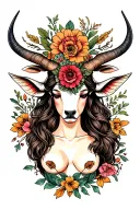 Taurus Virgo feminine sternum under breast tattoo ideas tattoo design idea