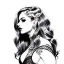 sissy slut BBC only tattoo design idea