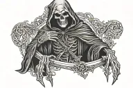 Grim Reaper tattoo design idea