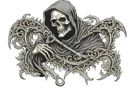 Grim Reaper tattoo design idea