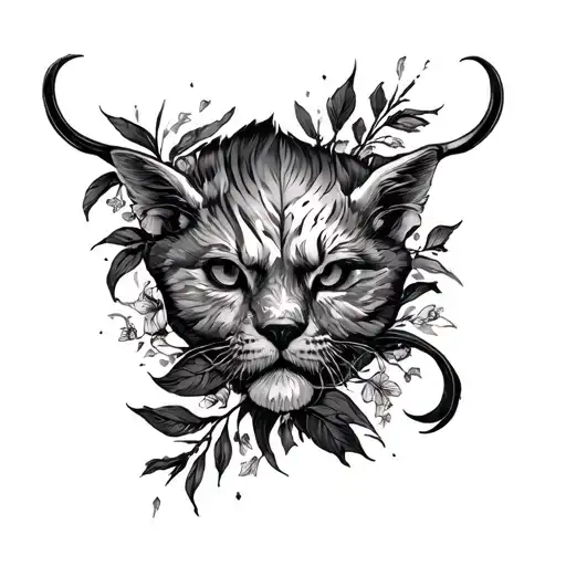 anagram of you-1 and bendher tattoo design idea