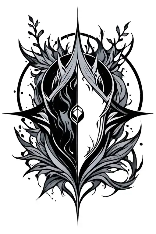 symbole empath protection tattoo design idea