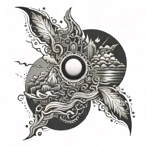 Find the way  tattoo design idea