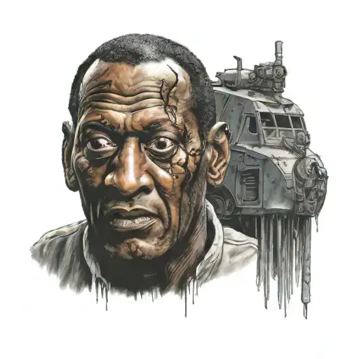 Candyman Tony Todd tattoo design idea