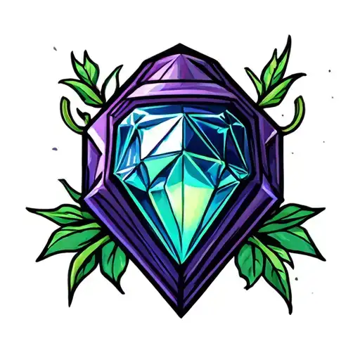 Plumbob tattoo design idea