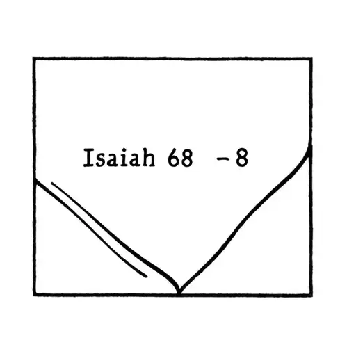 Isaiah 6 8 tattoo design idea