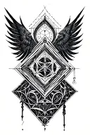 geometric sacred geometry patterns tattoo design idea