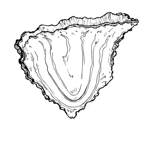 oyster tattoo design idea