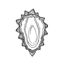oyster tattoo design idea