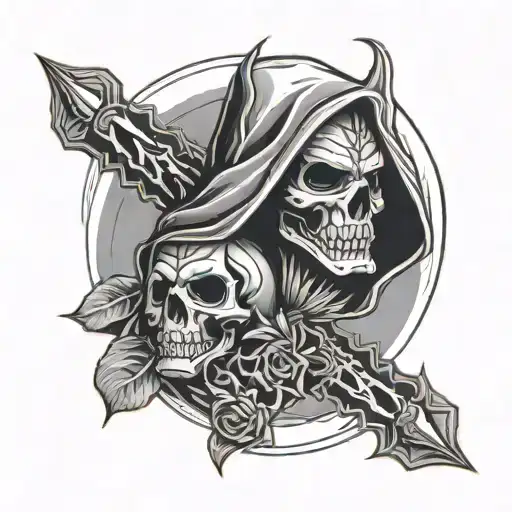 darkside tattoo design idea