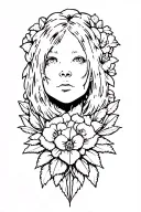 Emo tattoo design idea