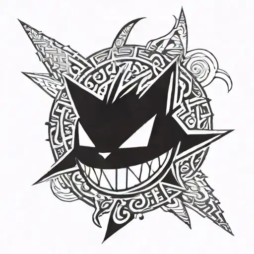 Gengar tattoo design idea