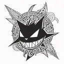 Gengar tattoo design idea