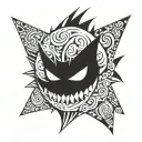 Gengar tattoo design idea