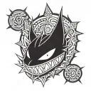 Gengar tattoo design idea