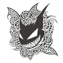 Gengar tattoo design idea