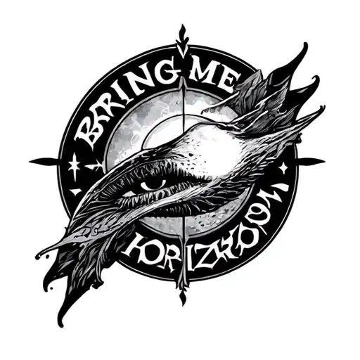 bring me the horizon logo   tattoo design idea