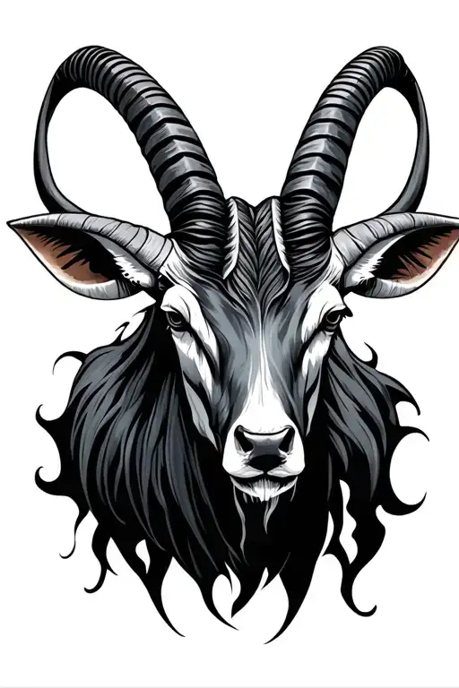 oryx tattoo design idea