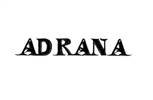 "Adriana " tattoo design idea