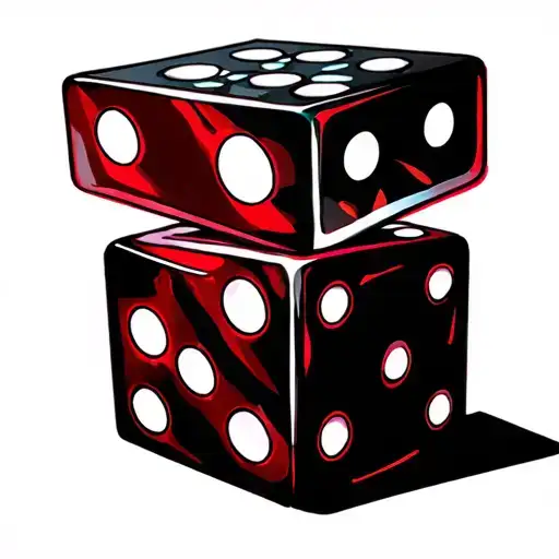 Dice tattoo design idea