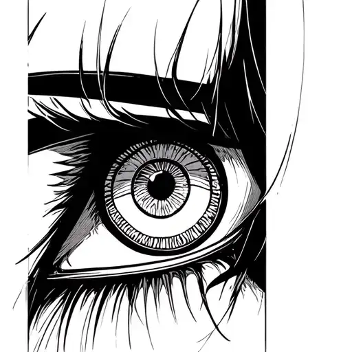 rinnegan eyes from naruto tattoo design idea