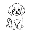 Bichon Dog friend tattoo design idea