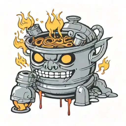 It's not the gods who burn the pots tattoo design idea